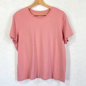 L.L. Bean T-Shirt Short Sleeve Crew Neck Stretch Classic Cotton Spring Summer XL